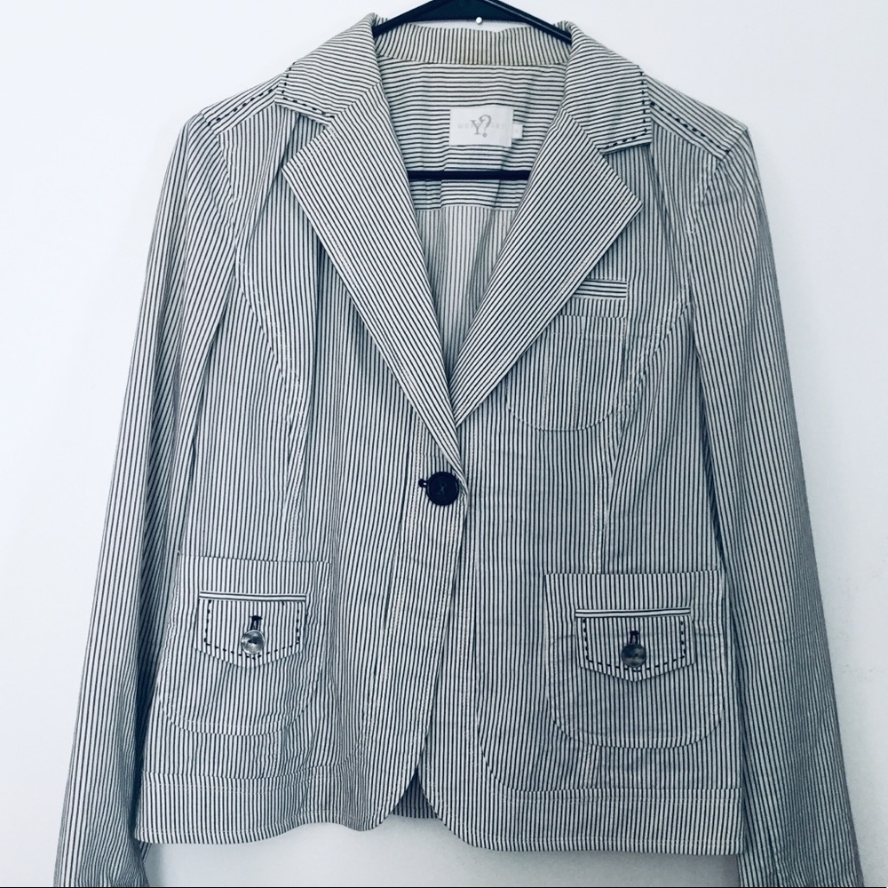 Blue & White Periwinkle Jacket